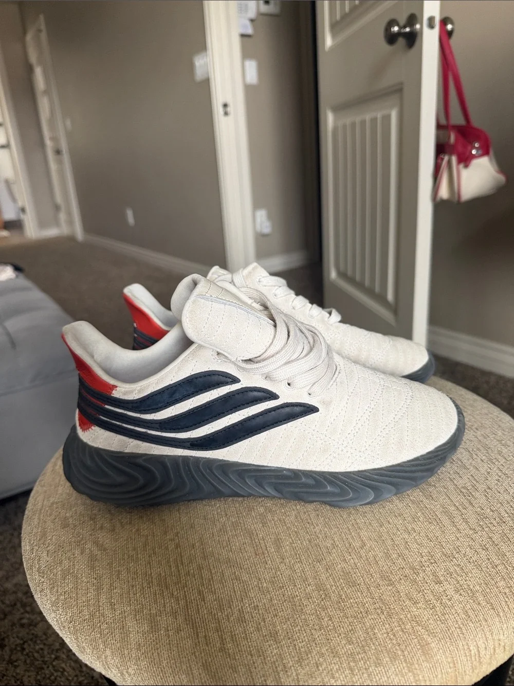 adidas Sobakov Off White Core Black Raw Amber